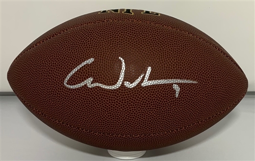 CHRISTIAN WATSON SIGNED WILSON REPLICA BROWN FOOTBALL - PACKERS - BAS