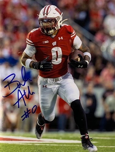 BRAELON ALLEN SIGNED 8X10 WI BADGERS PHOTO #5