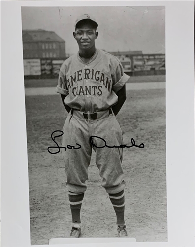 LOU DIALS (d) SIGNED 8X10 AMERICAN GIANTS PHOTO #1 - JSA