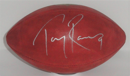 TONY ROMO SIGNED AUTHENTIC WILSON DUKE FOOTBALL - COWBOYS - JSA