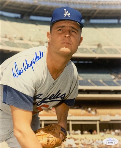 DON DRYSDALE (D) SIGNED 8X10 DODGERS PHOTO #1 - JSA