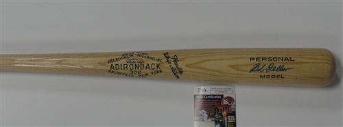 BOB FELLER SIGNED ADIRONDACK BLONDE BAT - JSA