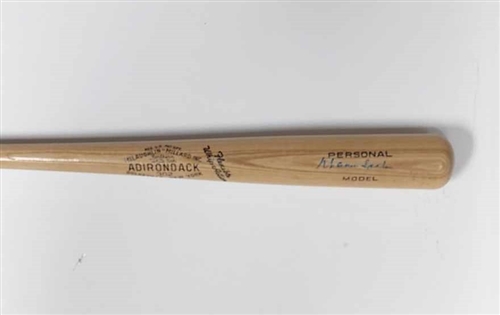 WARREN SPAHN SIGNED ADIRONDACK BLONDE BAT - JSA