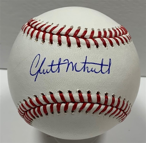 GARRETT MITCHELL SIGNED OFFICIAL MLB BASEBALL - BREWERS - JSA