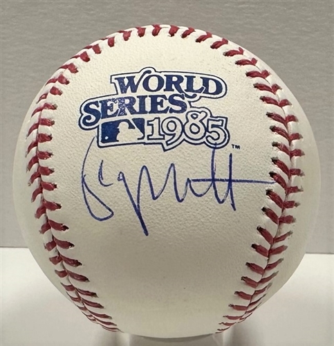 GEORGE BRETT SIGNED OFFICIAL MLB BLACK BASEBALL - ROYALS - JSA