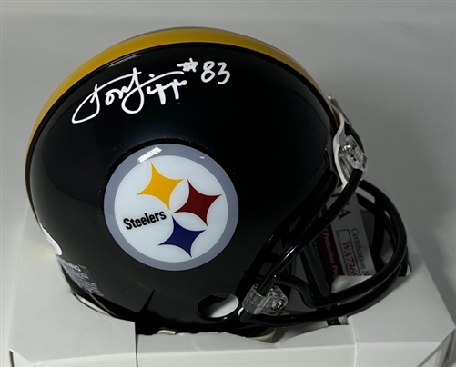 LOUIS LIPPS SIGNED STEELERS VSR4 MINI HELMET - JSA