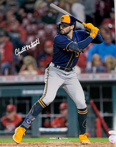 GARRETT MITCHELL SIGNED 16X20 BREWERS PHOTO #2- JSA