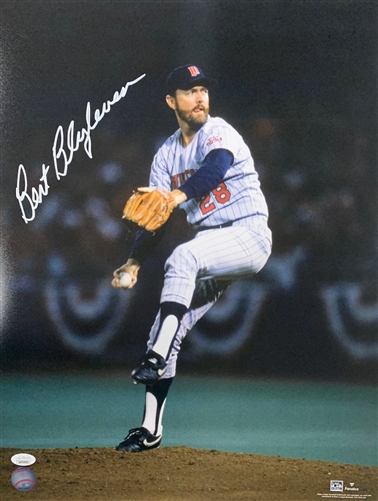 BERT BLYLEVEN SIGNED 16X20 TWINS PHOTO #1 - JSA