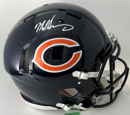 MIKE SINGLETARY SIGNED FULL SIZE BEARS AUTHENTIC SPEED HELMET - BAS