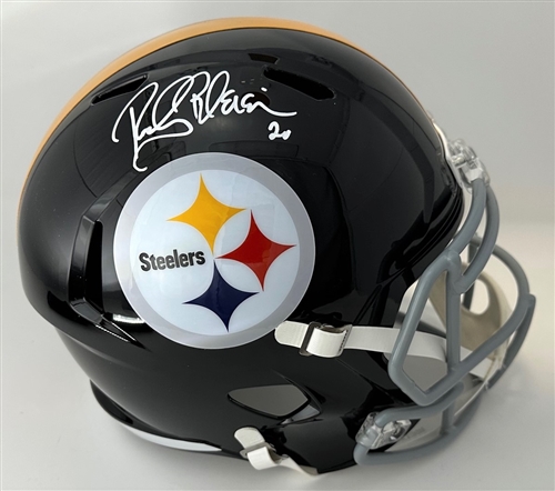 ROCKY BLEIER SIGNED FULL SIZE STEELERS REPLICA SPEED HELMET - BAS