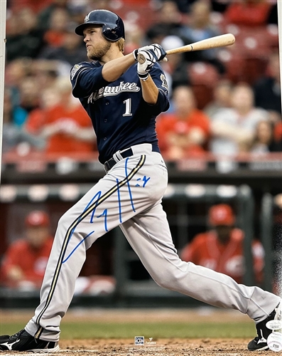 COREY HART SIGNED 16X20 BREWERS PHOTO #3 - JSA