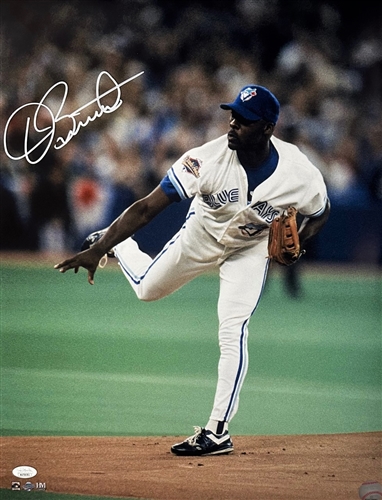 DAVE STEWART SIGNED 16X20 BLUE JAYS PHOTO #1 - JSA