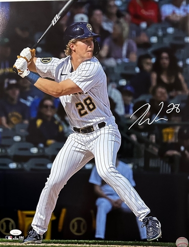 JOEY WIEMER SIGNED BREWERS 16X20 PHOTO #2 - JSA