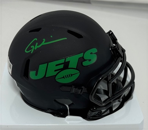 GARRETT WILSON SIGNED NY JETS ECLIPSE MINI HELMET - BAS