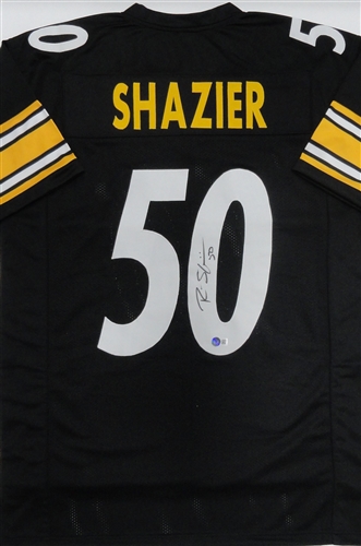 RYAN SHAZIER SIGNED CUSTOM REPLICA STEELERS JERSEY - BAS