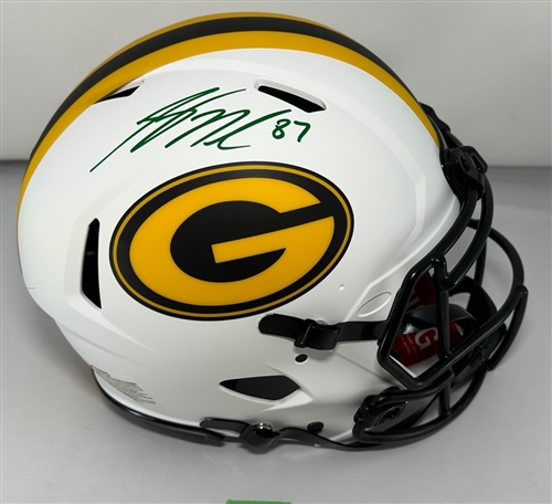 JORDY NELSON SIGNED FULL SIZE PACKERS LUNAR AUTHENTIC SPEED HELMET - JSA