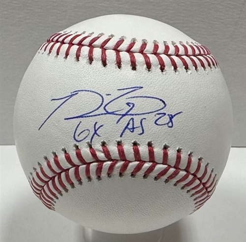 PRINCE FIELDER SIGNED OFFICIAL BASEBALL W/ "6 X AS" - JSA