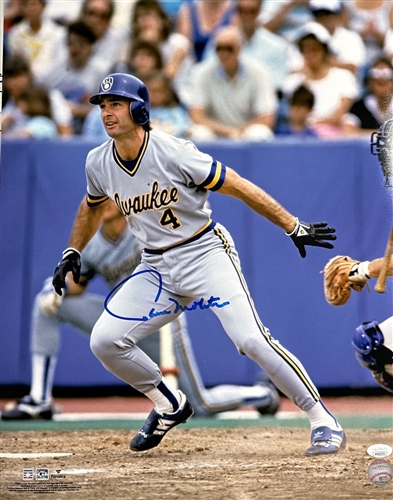 PAUL MOLITOR SIGNED 16X20 BREWERS PHOTO #14 - JSA