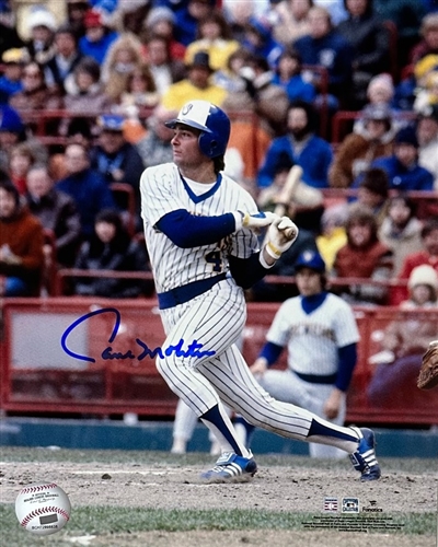 PAUL MOLITOR SIGNED 8X10 BREWERS PHOTO #13