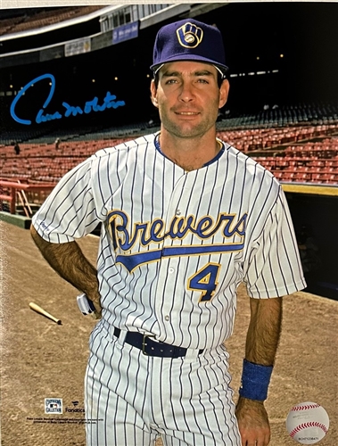 PAUL MOLITOR SIGNED 8X10 BREWERS PHOTO #15