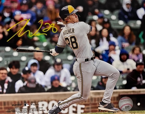 JOEY WIEMER SIGNED BREWERS 8X10 PHOTO #4