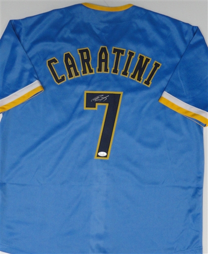 VICTOR CARATINI SIGNED CUSTOM REPLICA BREWERS MKE CITY EDITION JERSEY - JSA