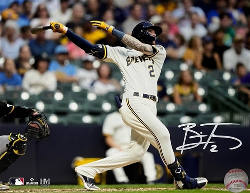 BRICE TURANG SIGNED BREWERS 8X10 PHOTO #3