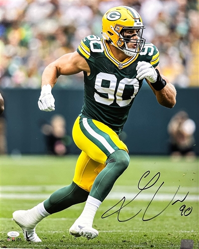 LUKAS VAN NESS SIGNED 16X20 PACKERS PHOTO #1 - JSA