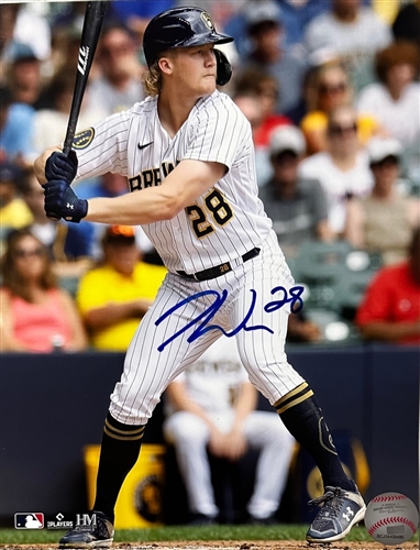 JOEY WIEMER SIGNED BREWERS 8X10 PHOTO #9