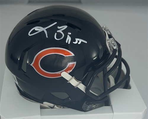 LANCE BRIGGS SIGNED BEARS SPEED MINI HELMET - BAS