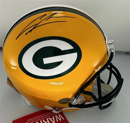 CHARLES WOODSON SIGNED FULL SIZE AUTHENTIC VSR4 PACKERS HELMET - JSA