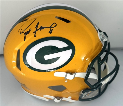 BRETT FAVRE SIGNED FULL SIZE AUTHENTIC PACKERS SPEED HELMET - JSA