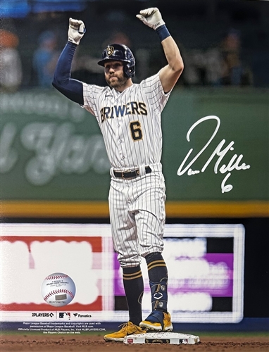 OWEN MILLER SIGNED 8X10 BREWERS PHOTO #3