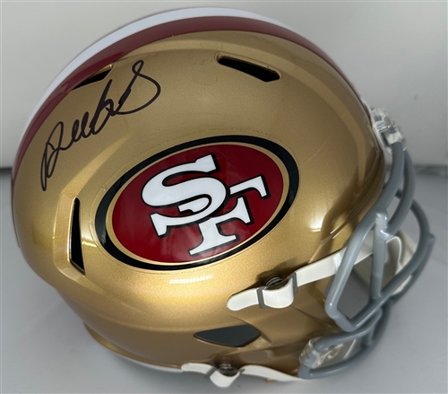 DEEBO SAMUEL SIGNED FULL SIZE SF 49ERS REPLICA HELMET - BAS