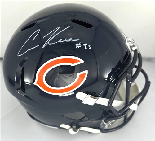 COLE KMET SIGNED FULL SIZE REPLICA BEARS SPEED HELMET - BAS