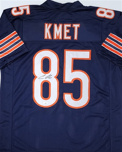 COLE KMET SIGNED CUSTOM REPLICA BEARS JERSEY - JSA