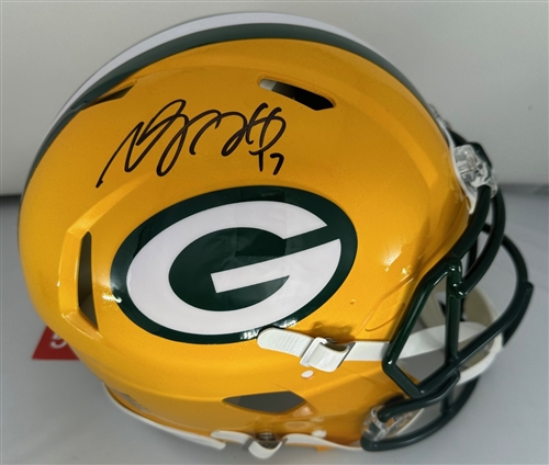 DAVANTE ADAMS SIGNED FULL SIZE PACKERS AUTHENTIC SPEED HELMET - BAS