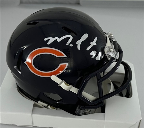 MONTEZ SWEAT SIGNED BEARS SPEED MINI HELMET - BAS