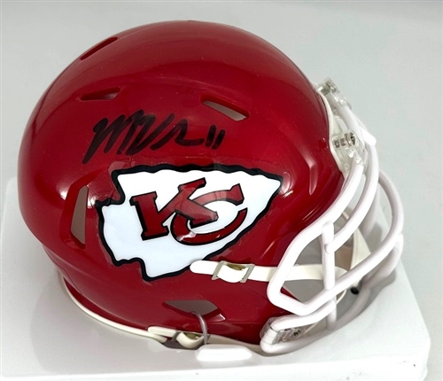 MARQUEZ VALDES-SCANTLING SIGNED CHIEFS SPEED MINI HELMET