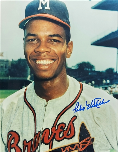 FELIX MANTILLA SIGNED 8X10 MILW BRAVES PHOTO #9