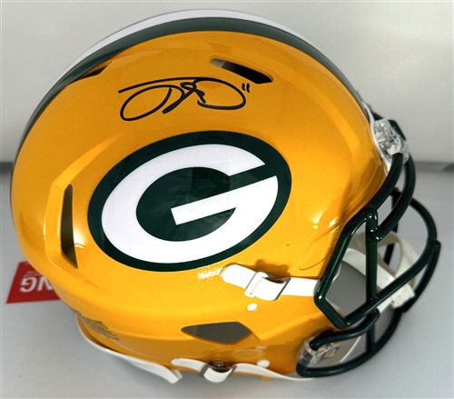 JAYDEN REED SIGNED FULL SIZE PACKERS AUTHENTIC SPEED HELMET - JSA