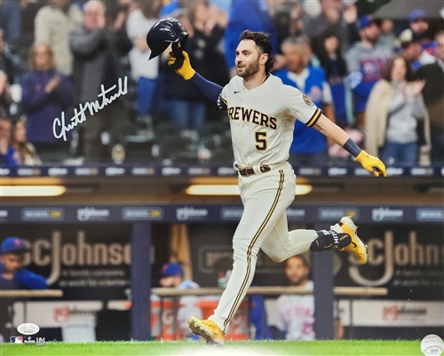 GARRETT MITCHELL SIGNED 16X20 BREWERS PHOTO #5- JSA