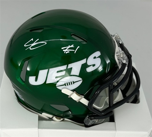 SAUCE GARDNER SIGNED NY JETS SPEED MINI HELMET - BAS