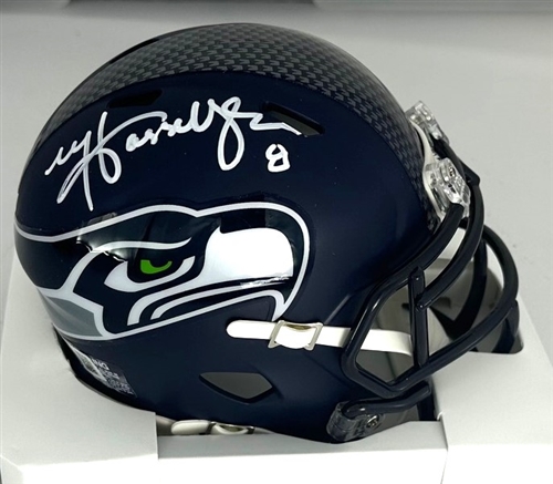 MATT HASSELBECK SIGNED SEAHAWKS SPEED MINI HELMET - BAS