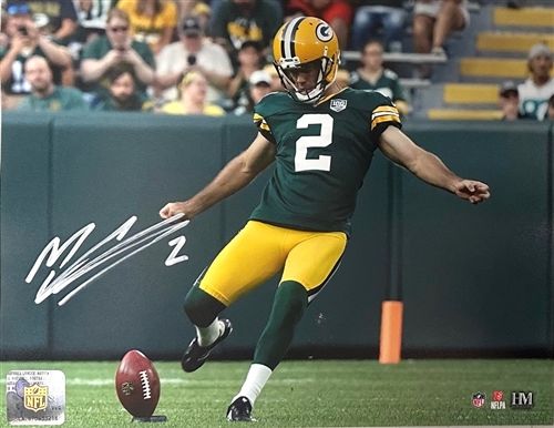 MASON CROSBY SIGNED 8X10 PACKERS PHOTO #5