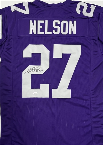 JORDY NELSON SIGNED KANSAS STATE WILDCATS CUSTOM PURPLE JERSEY - JSA