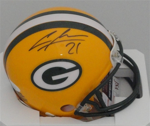 CHARLES WOODSON SIGNED PACKERS MINI HELMET - JSA