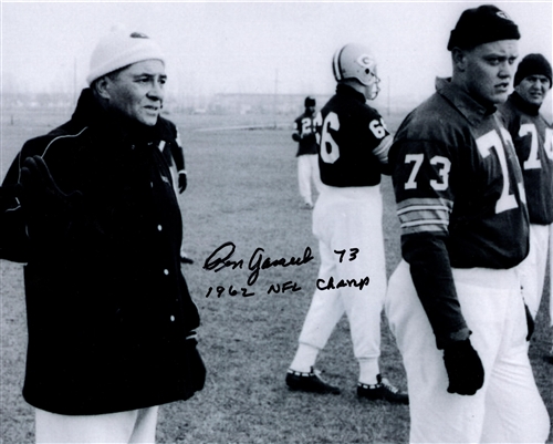 RON GASSERT SIGNED 8X10 PACKERS PHOTO #1