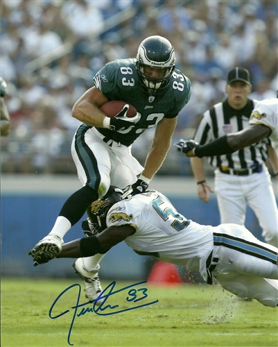 JEFF THOMASON SIGNED 8X10 EAGLES PHOTO #3