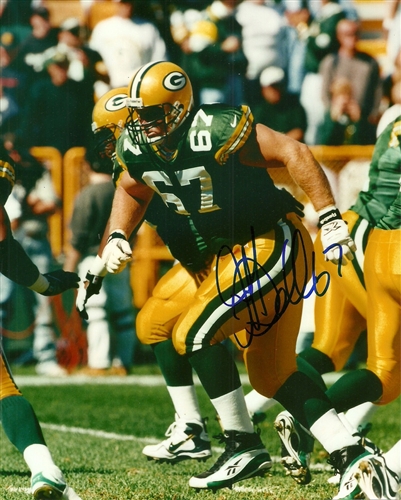 JEFF DELLENBACH SIGNED 8X10 PACKERS PHOTO #2